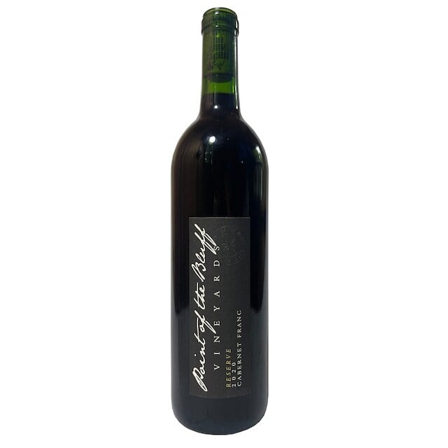 カベルネフラン・リザーブ　20　 ポイントオブザブラフ　Reserve Cabernet Franc　20　 Point of the Bluff
