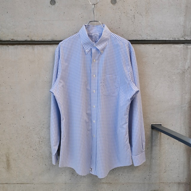 Blue Grid Oxford Shirt