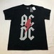 新品 未使用品 Epic Rights ACDC バンド バンドTシャツ カットソー 半袖 カットソー ブラック 黒 プリント バックプリント Lサイズ