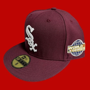 Chicago White Sox 2005 World Series New Era 59Fifty  Fitted / Burgundy (Gray Brim)