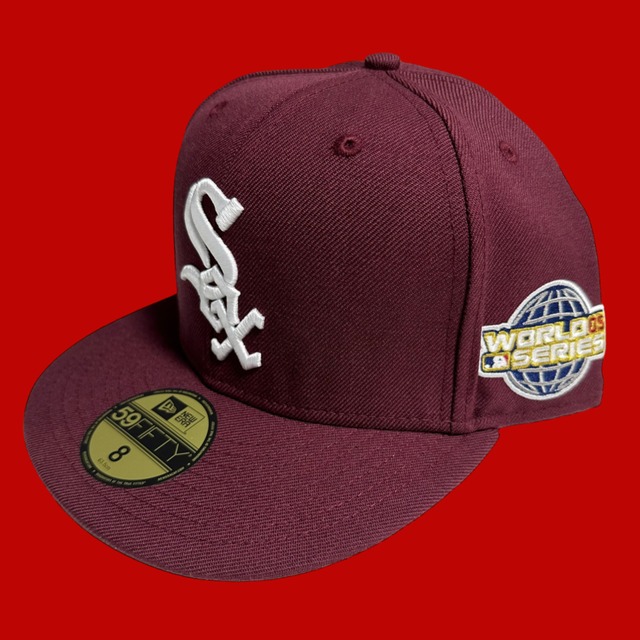 Chicago White Sox 2005 World Series New Era 59Fifty  Fitted / Burgundy (Gray Brim)