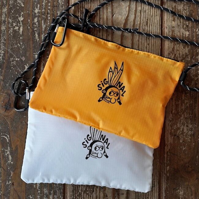 SignaL_nylon サコッシュ / オレンジ or ホワイト | signal