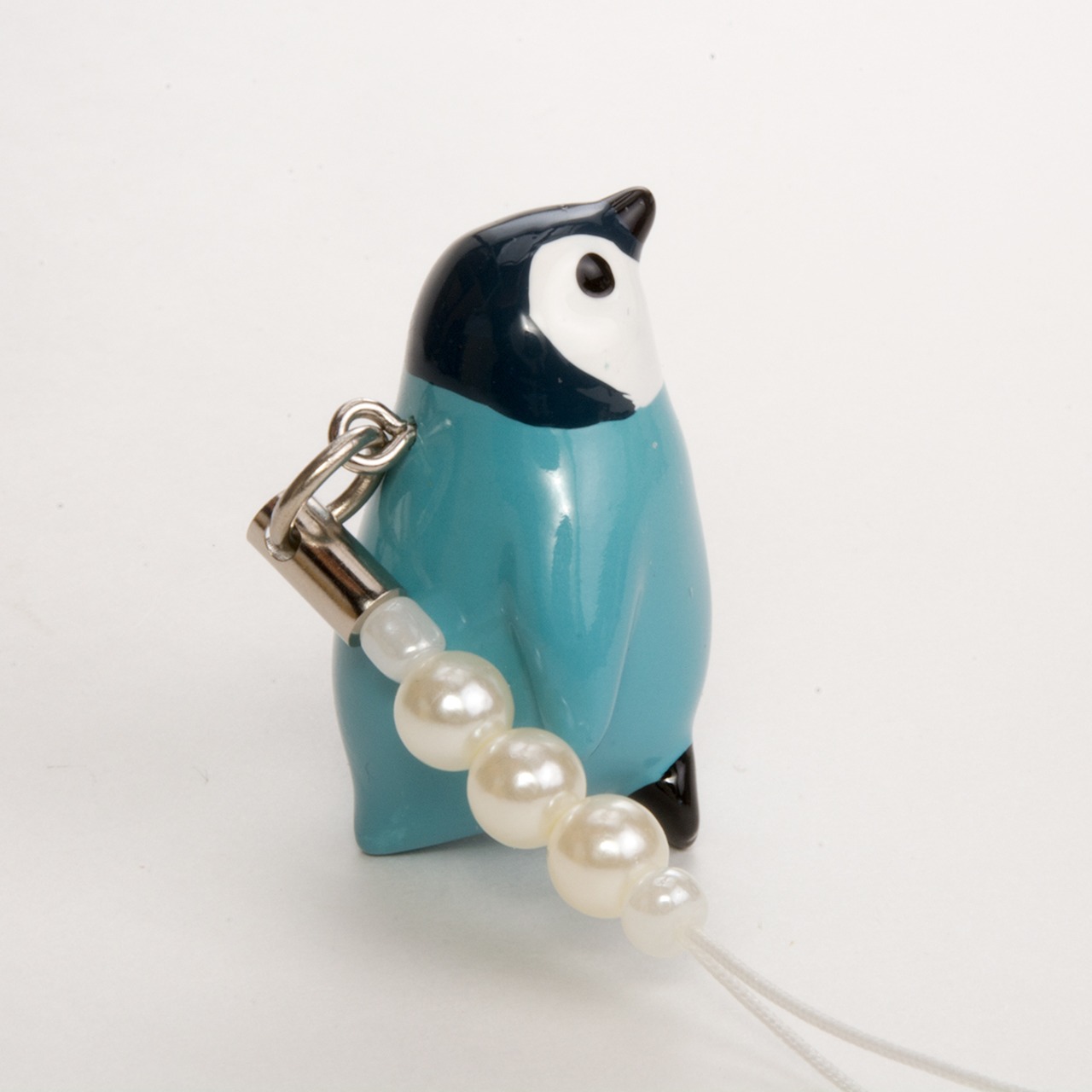 鳥シリーズ ペンギン ストラップ ブルー BO-4002