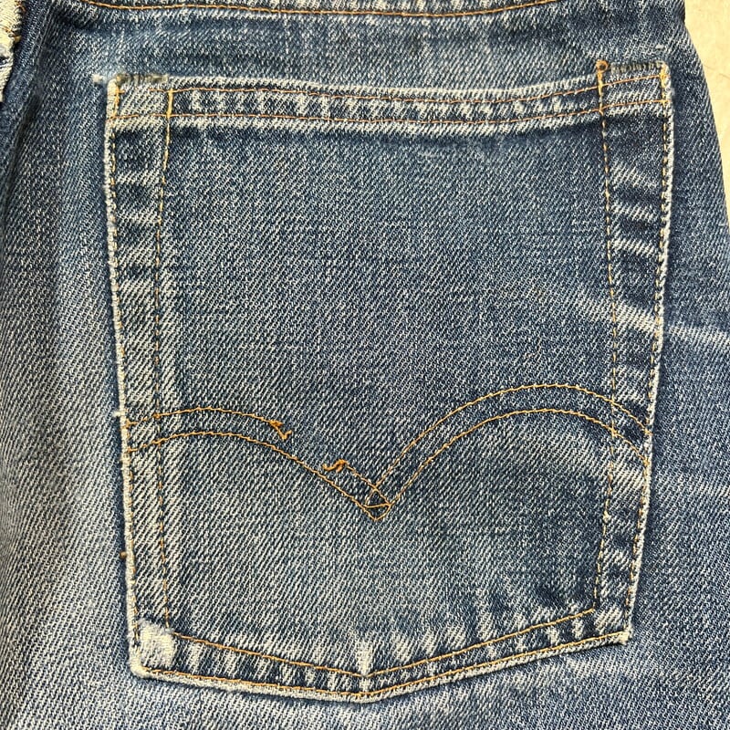 70's LEVI'S リーバイス 717-0217 ブーツカットデニム Big E スチューデントモデル デカ文字 レア ドット刻印 赤タブ欠損  42TALON W28 希少 ヴィンテージ BA-1855 RM2274H | agito vintage powered by BASE