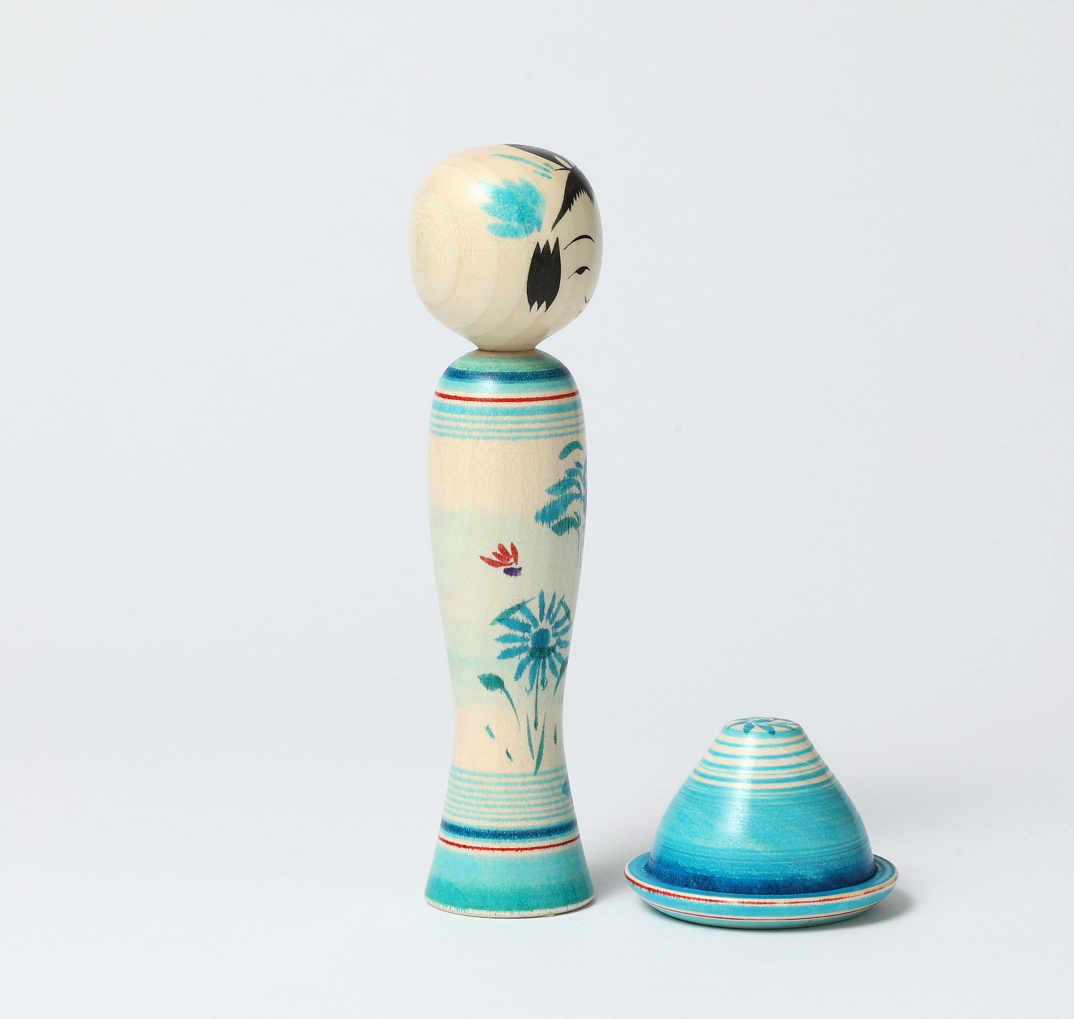 帽子こけし Boushi-hat kokeshi doll | 大沼秀顕工人 Hideaki OHNUMA