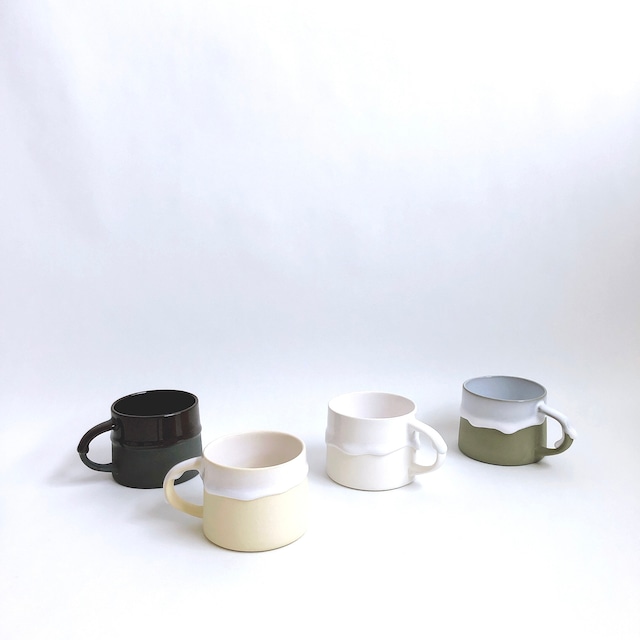 【宮木英至】Drippy mug/4color      マグカップ