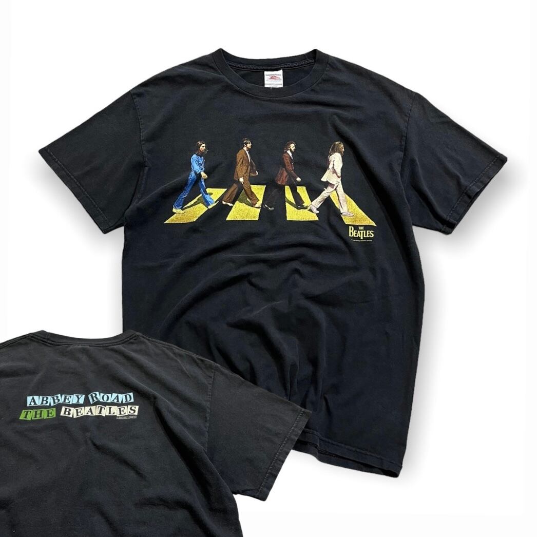 THE BEATLES ビートルズ 両面プリント バンドTシャツ バンT メンズL /eaa341522