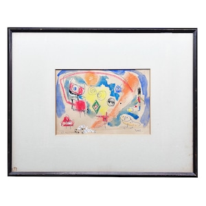 Mitsuhito Tonegawa Poetic Figures in Watercolor