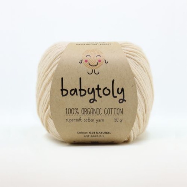 babytoly / Organic Cotton Yarn / NATURAL