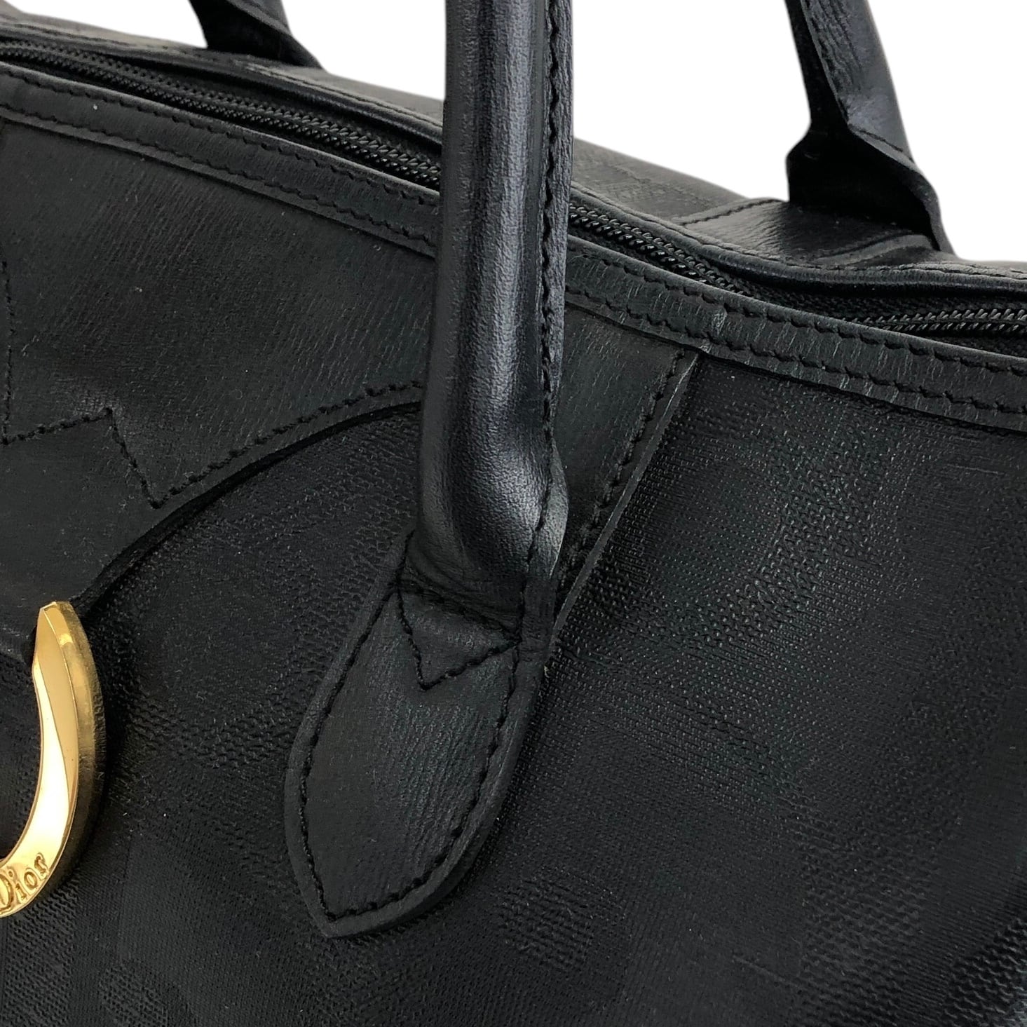 Christian Dior クリスチャン ディオール ハンドバッグ ブラック ロゴ