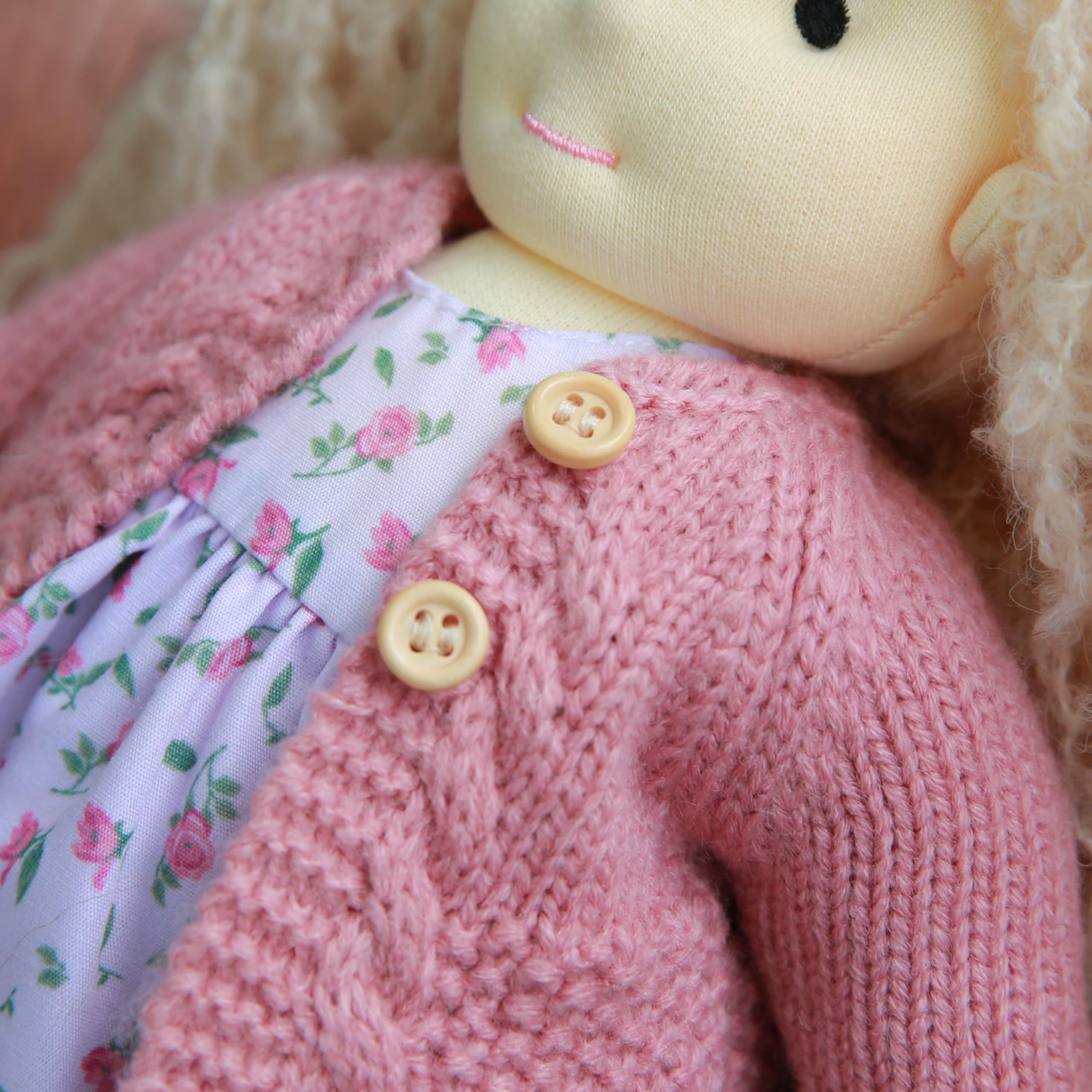 BlissfulPixie ウォルドルフ人形 手作り人形 Waldorf Doll - Bunny
