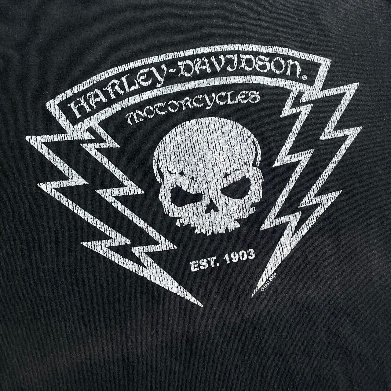 Harley-Davidson ハーレーダビッドソン 両面プリント Tシャツ メンズXL 