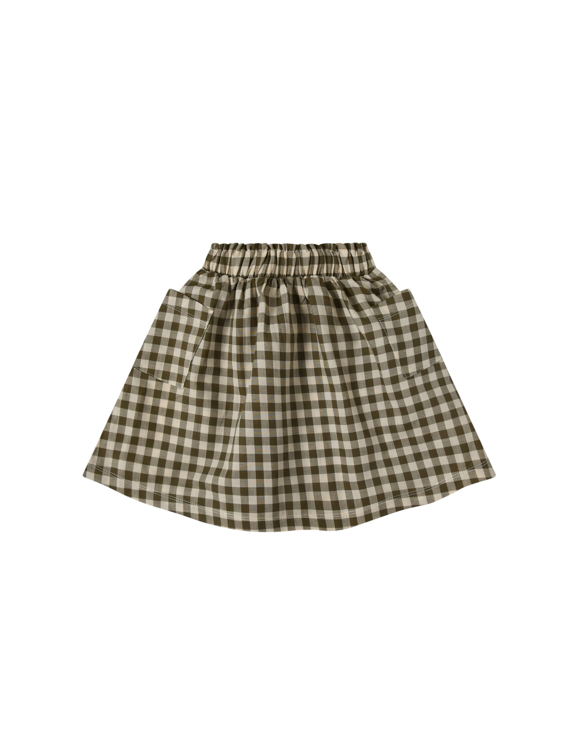 organiczoo  Gingham Tribe Skirt  1-2y 新品