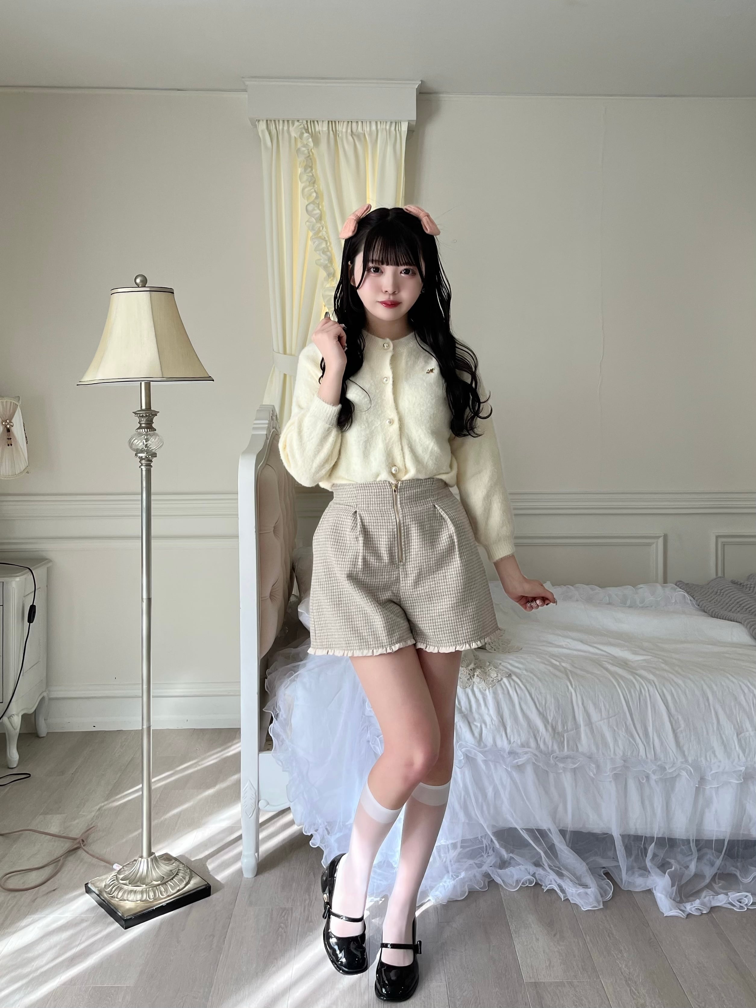 MELTIE front zip tuck pants