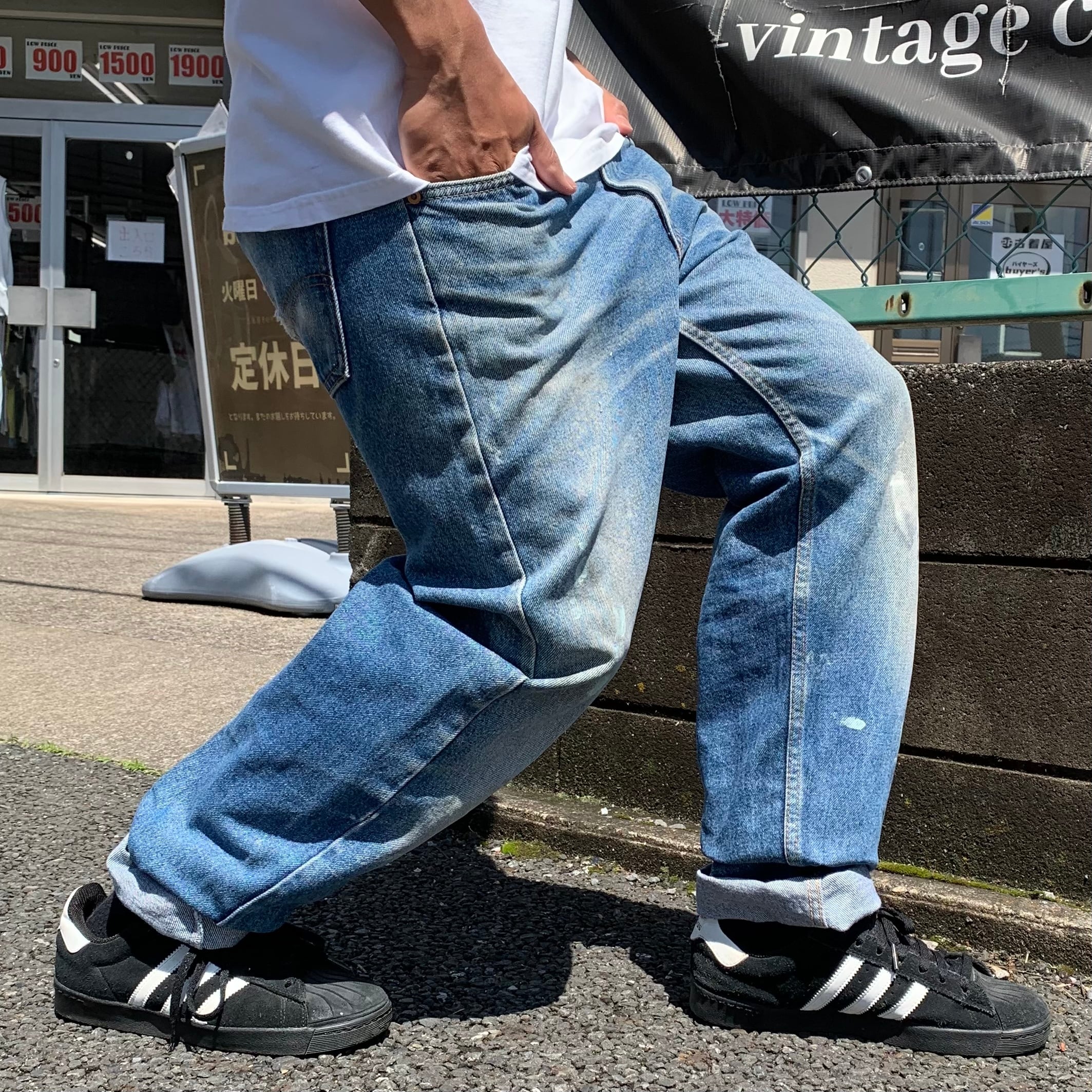 【ヴィンテージ】Levi's502アメカジデニムパンツ　W29usedBM3