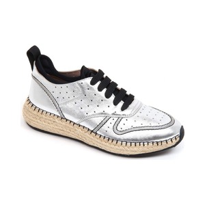 TOD'S トッズ レディース スニーカー レザー シルバー