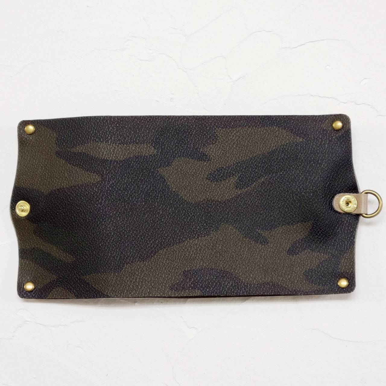 レザーマスクカバーMEN小(グレー)【HASAMU】迷彩PVC仕様 dragonfactory