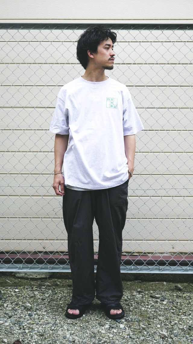 四畳半帝国半袖 Grey / Green