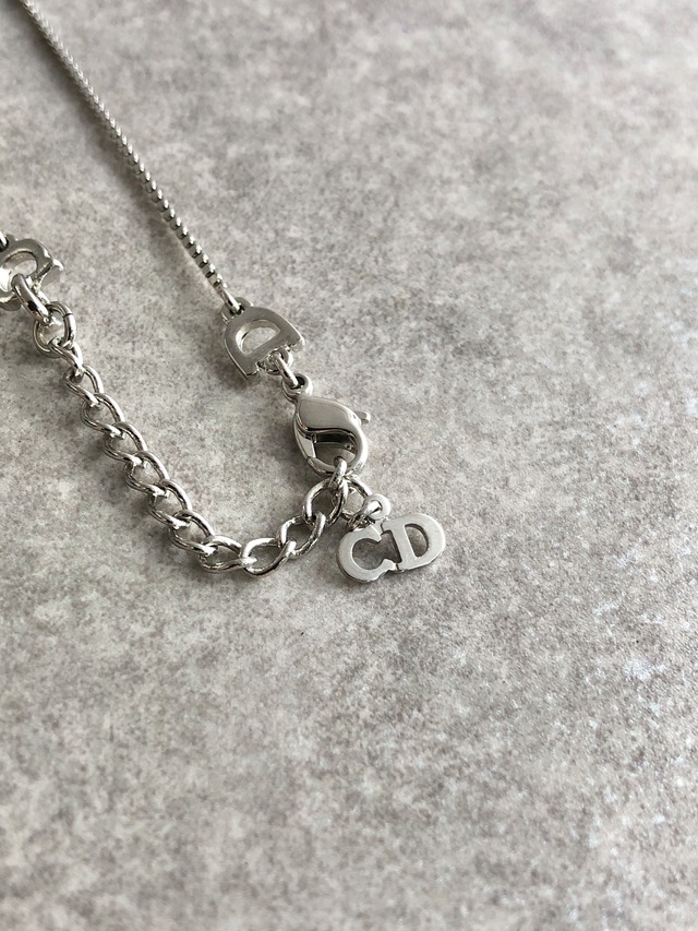 Christian Dior クリスチャン ディオール ネックレス シルバー ハート カデナ vintage ヴィンテージ オールド xfgtgr