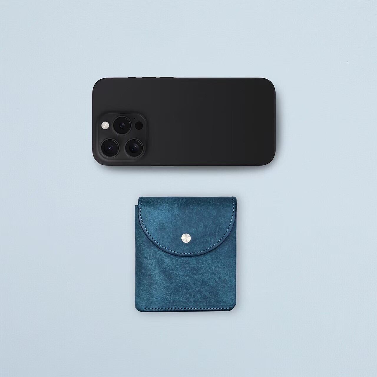 Iru×IKENOHATA GINKAWATEN】PUEBLO LEATHER GARSON WALLET