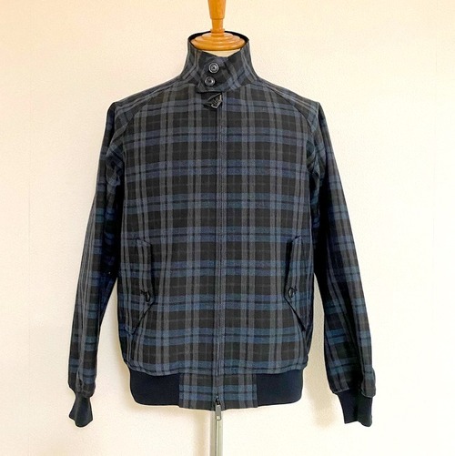 【BARACUTA】 Army Tweed G9 Box Jacket　Dark Brown Check