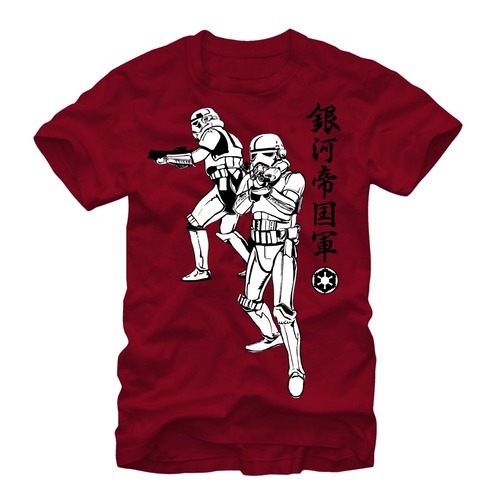 スター・ウォーズ Tシャツ Star Wars Kanji Storm Trooper Cardinal