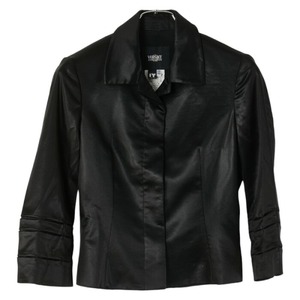 ヴェルサーチェ JEANS COUTURE ジャケット サイズ：26/40 ブラック アセテート ポリアミド レディース VERSACE 【中古】