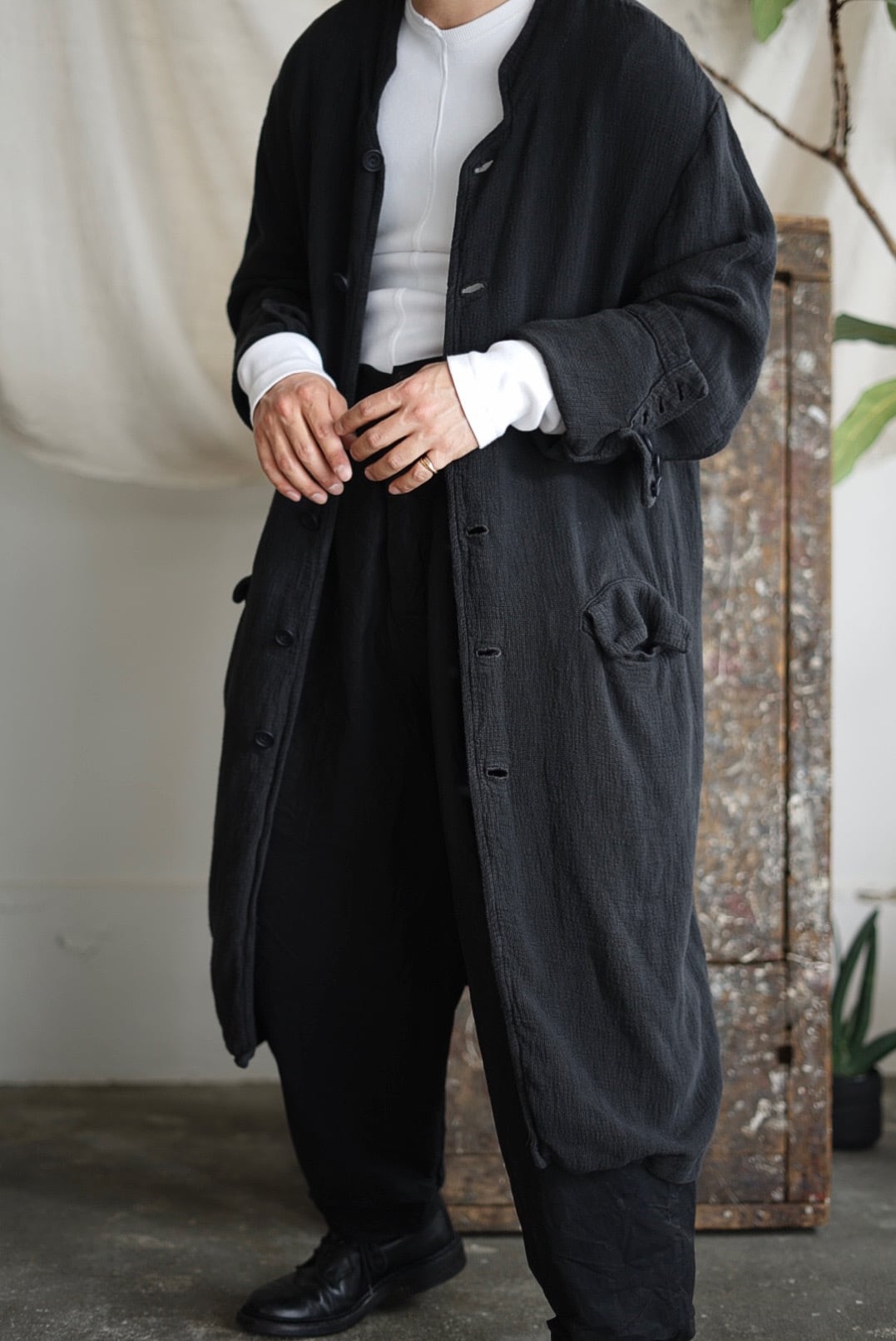 RICORRROBE - MONK COAT | Brownie