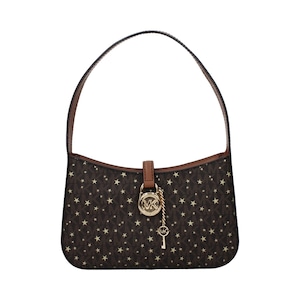 MICHAEL KORS マイケルコース レディース ハンドバッグ ファブリック ブラウン