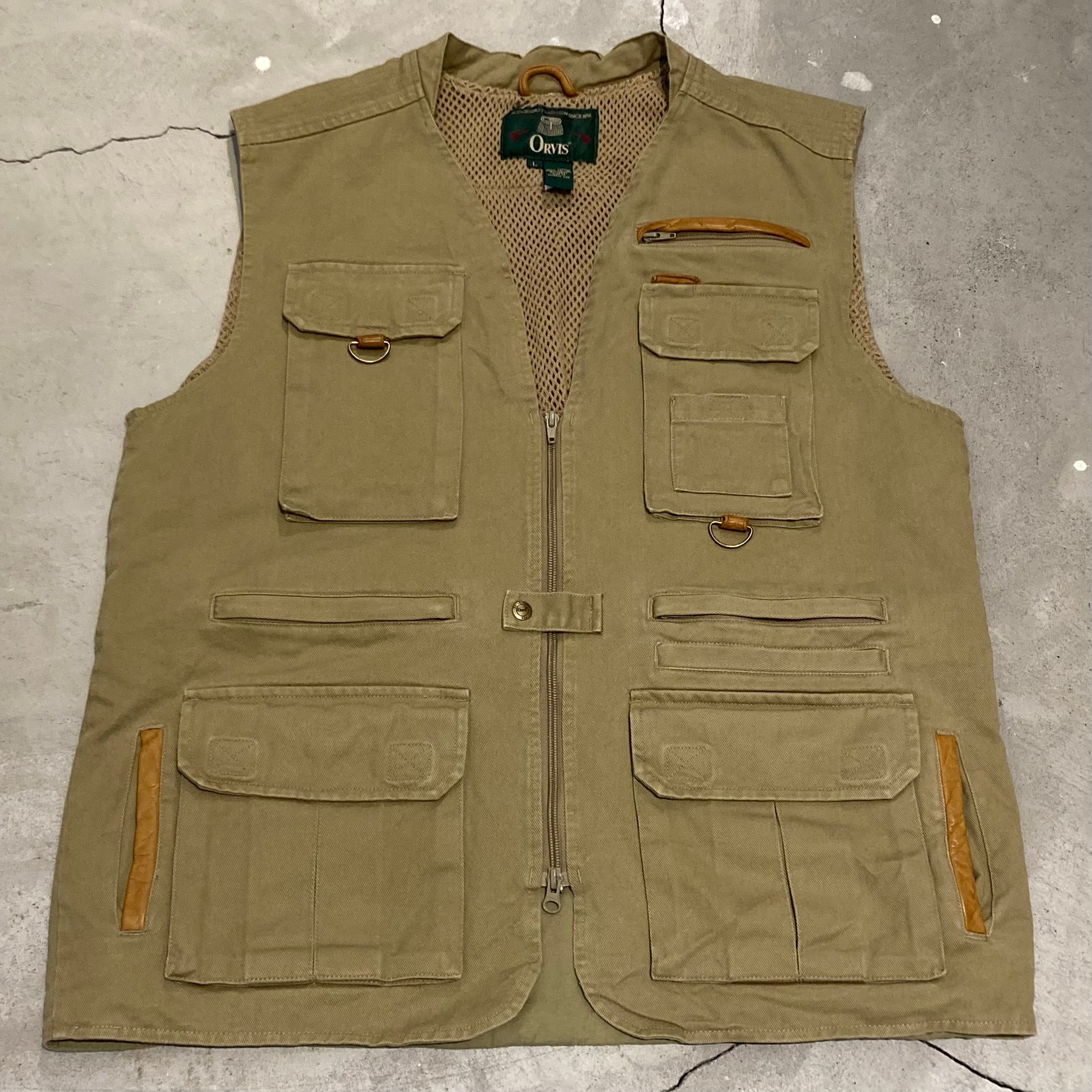 ORVIS オービス 90s レザーベスト L - ベスト