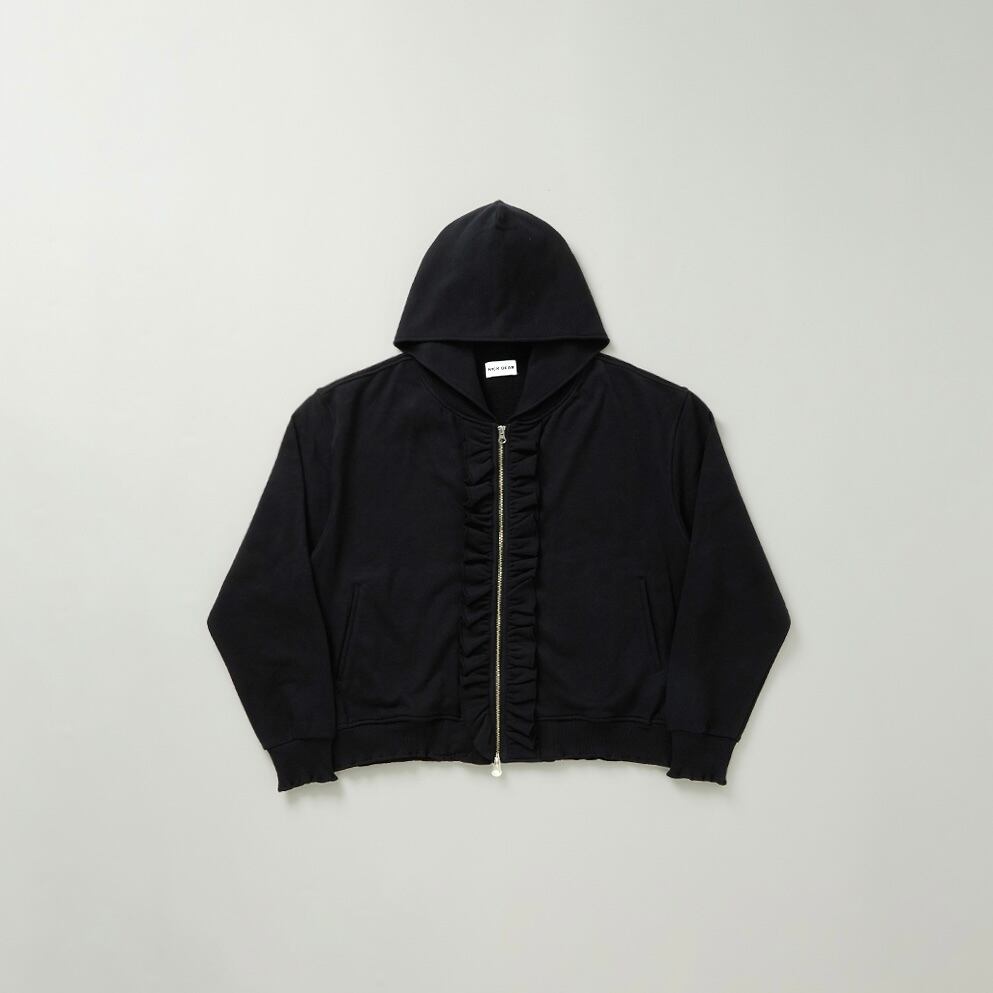Frill Zip up sweat