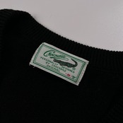 CROCODILE クロコダイル Vネック ニットベスト サイズ M /メンズ/ブラック/日本製