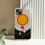 受注生産 iPhoneケース 太陽と惑星軌道のレトロ星図｜天体図 STAR071C