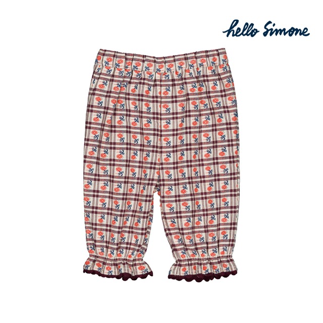 hello Simone / Mignon baby pants Camelia Check【18M・24M】