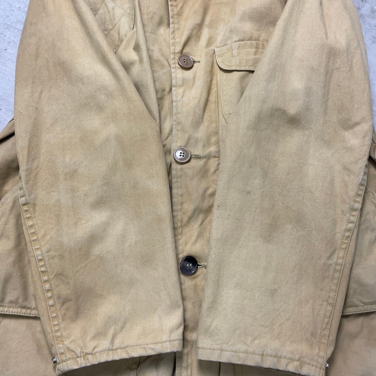 60年代~70年代 Black Sheep BRAND コーデュロイ襟 ダック地