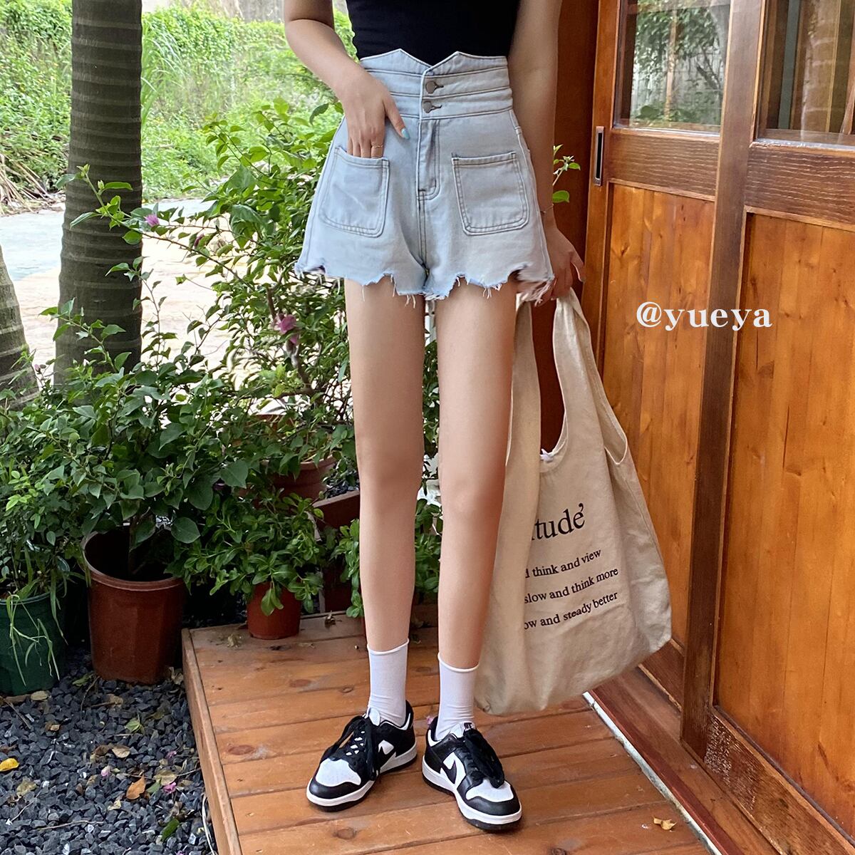 ショーツ サマー薄手スタイルウェストルーズワイドレッグパンツ レッド 夏物 ブルマー ワイドパンツ クレセントシティ82080731598