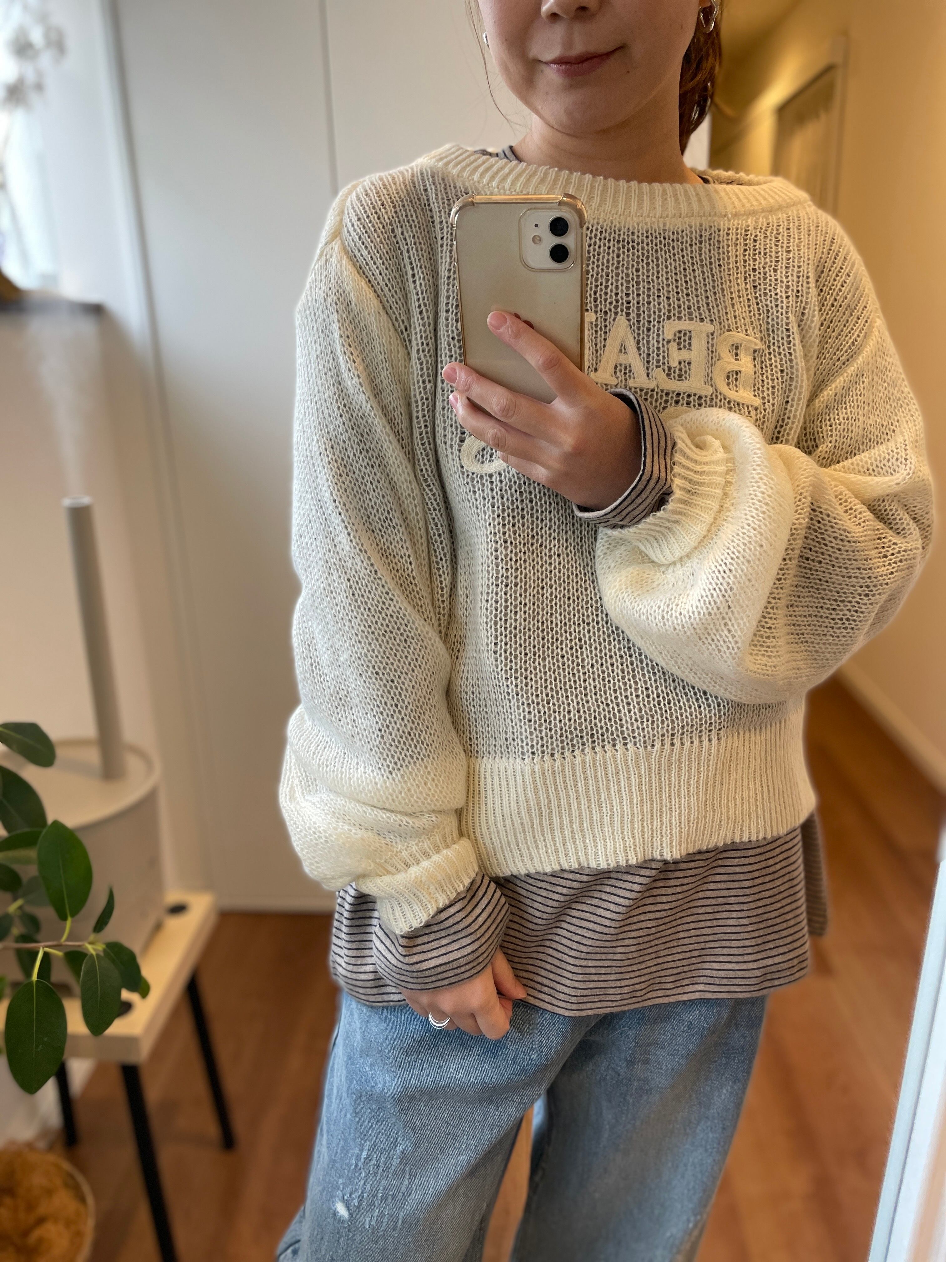 【SELECT】ロゴ刺繍クルーPO