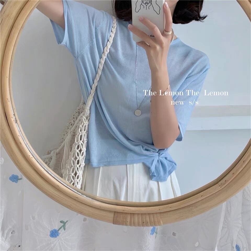 カシュクールオーバーTシャツ　AJ111-9008