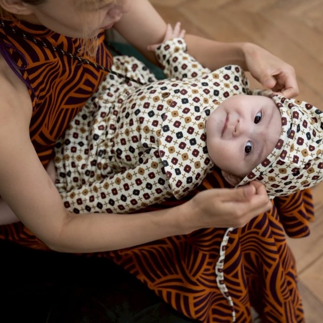 即納andpal &pal アンドパル geometric pattern rompers / 2col