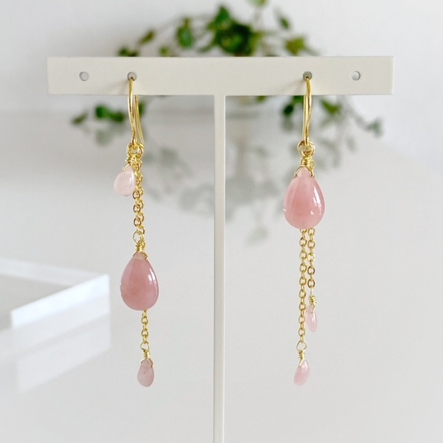 【再販2】桜の花びら揺れるピアス