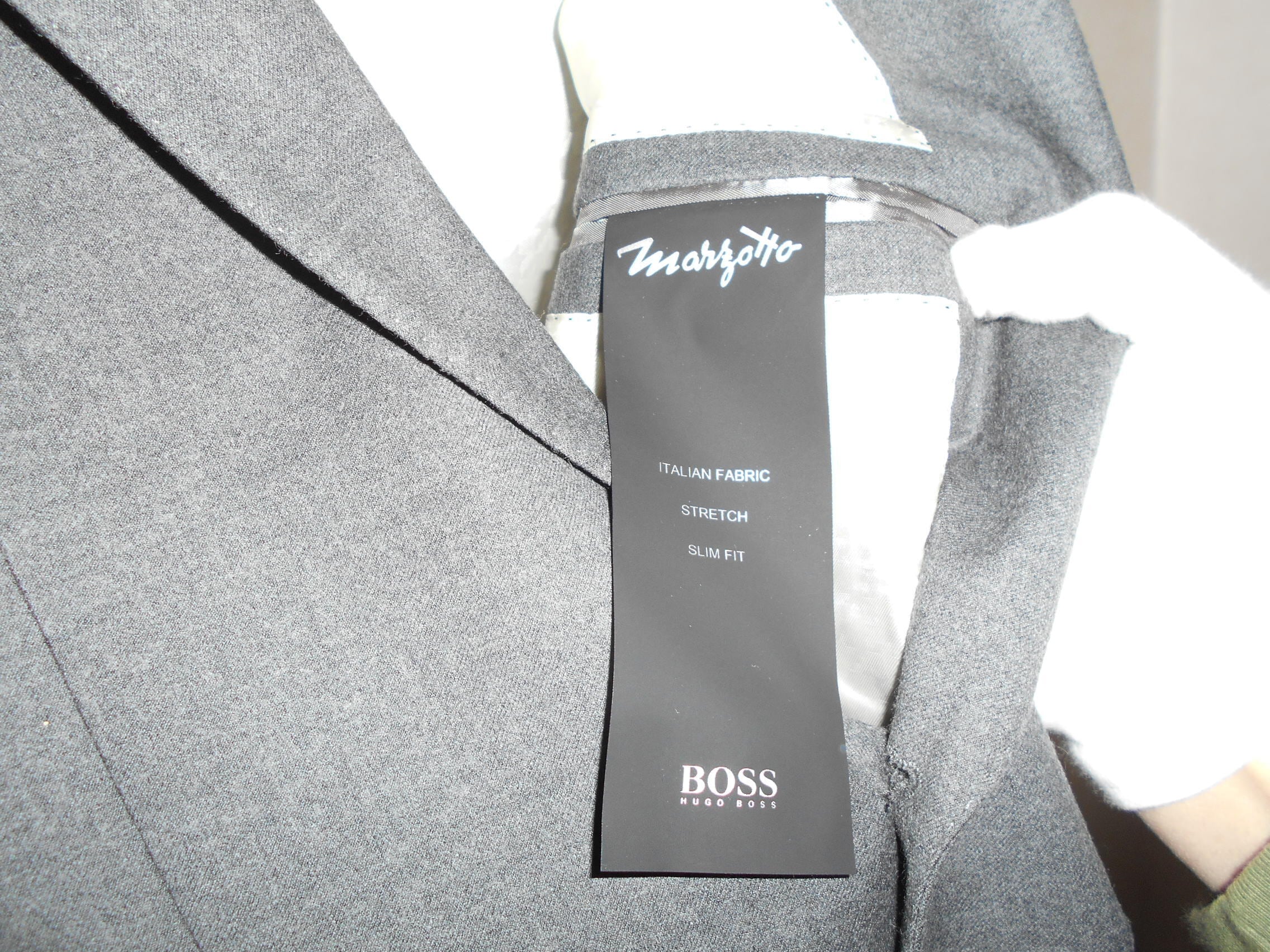 032170○ HUGO BOSS marzotto 2B テーラード ジャケット 52 | workaholics