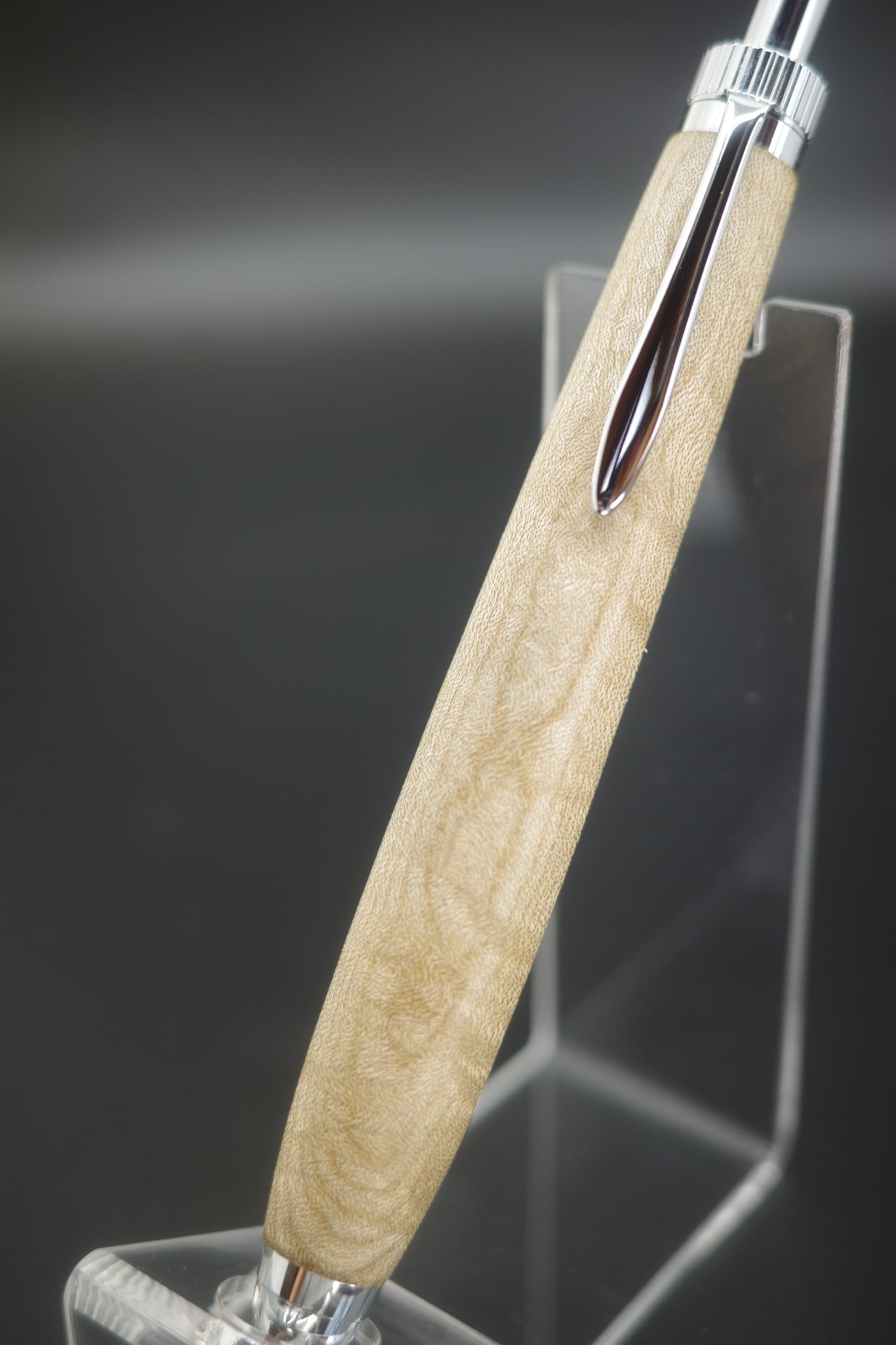 木軸ボールペン　針桐(栓) No.156 木軸ペン セン杢 | 木軸ペン工房KIKI