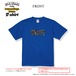 お名前入り"カモフラロゴ" Tシャツ   ブルー