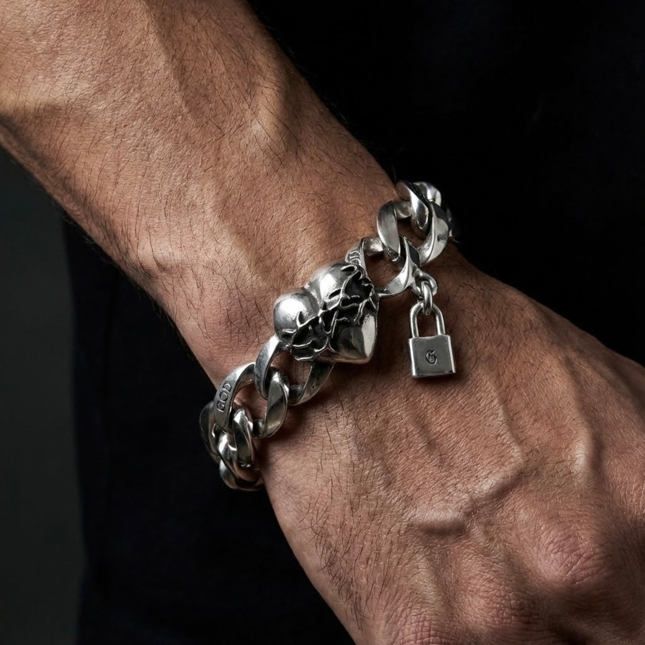 GOD CHAIN BRACELET  / ゴッドチェーンブレスレット