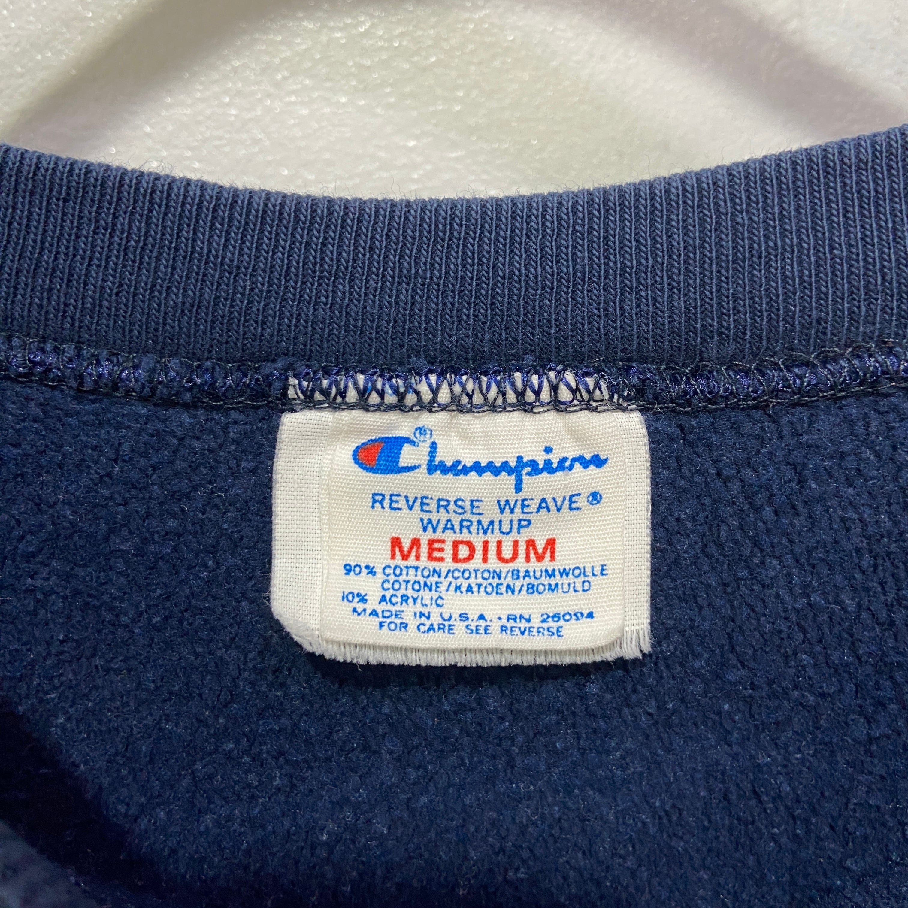 80s USA製 Champion リバースウィーブスウェット ネイビー M 80s USA製 Champion リバースウィーブスウェット ネイビー M