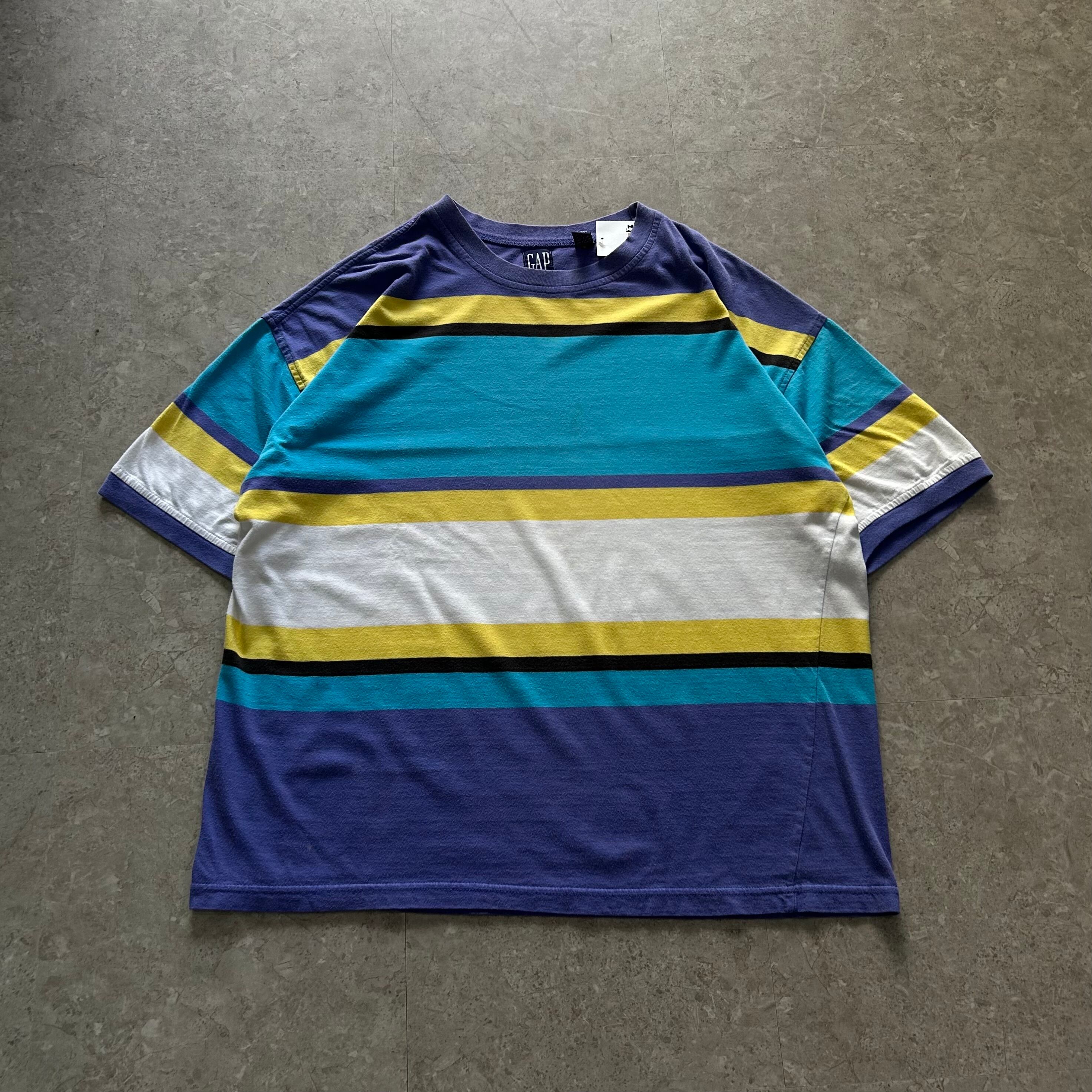 90s GAP mulch border T-shirt【仙台店】