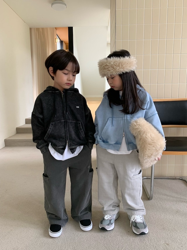 *即納* OUR ストーンウォッシュドフード ジュニア