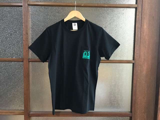 万屋MARU "03" SUPER HEAVY WEIGHT TEE (BLACK/EMERALD)