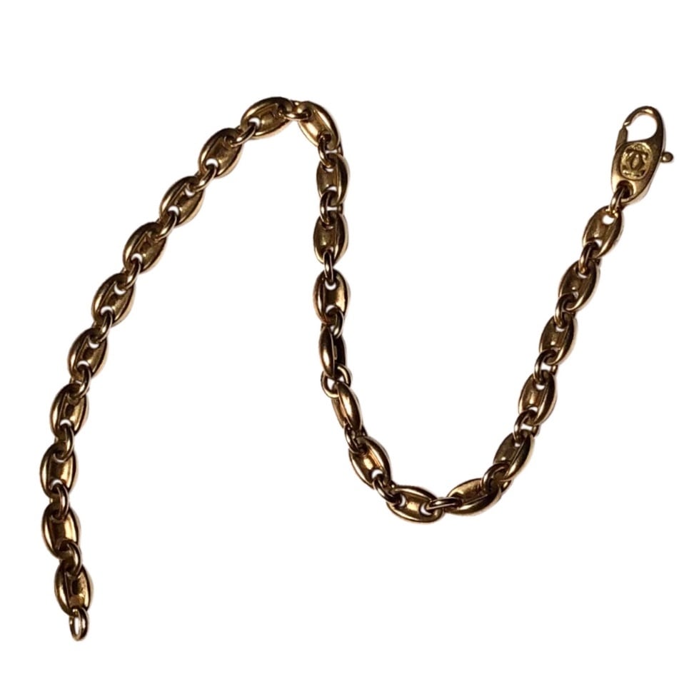 vintage CARTIER k18 gold anchor chain bracelet | NOIR ONLINE