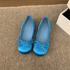 satin ribbon ballet shoes J00134